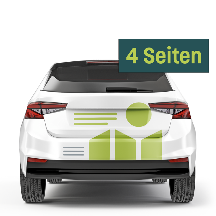 Fahrzeugbeschriftung, PKW (4 Seiten)