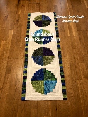 Roundabout Table Runner - Pre-Recorded Class Roundabout Table Runner - Pre-Recorded Class