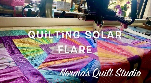 Quilting Solar Flare