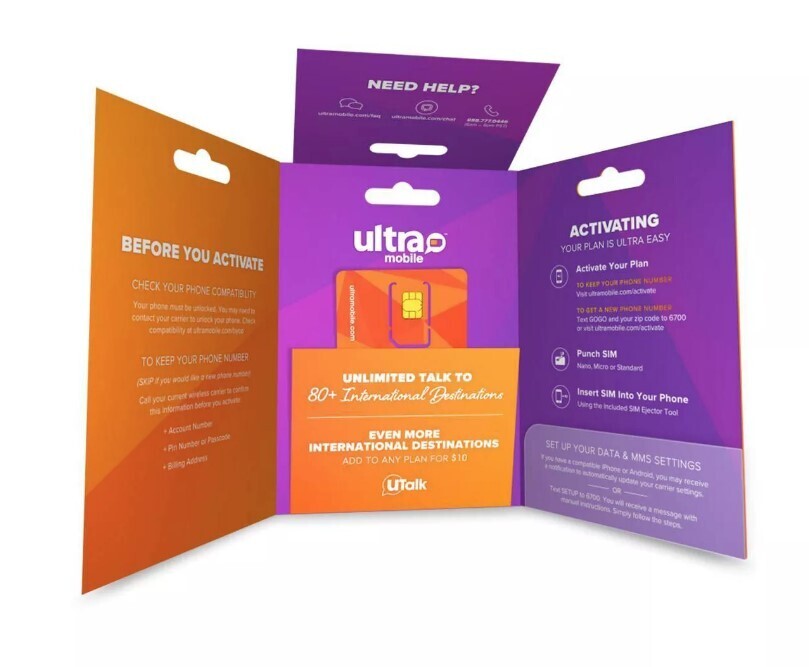 Sim Pre-Pago para USA 3GB
