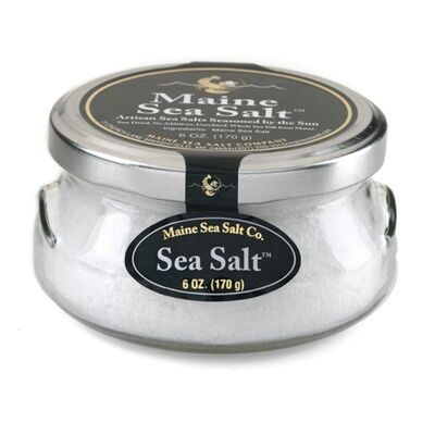 Maine Sea Salt Plain Gift Jar 6 oz
