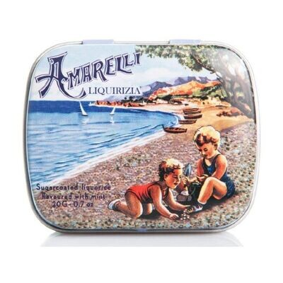 Amarelli Beach Licorice (Mint; sugar coated) 20g)