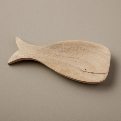 Wooden Whale Spoon Rest