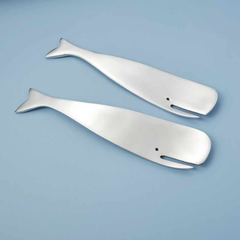 Silver Whale Serving Set