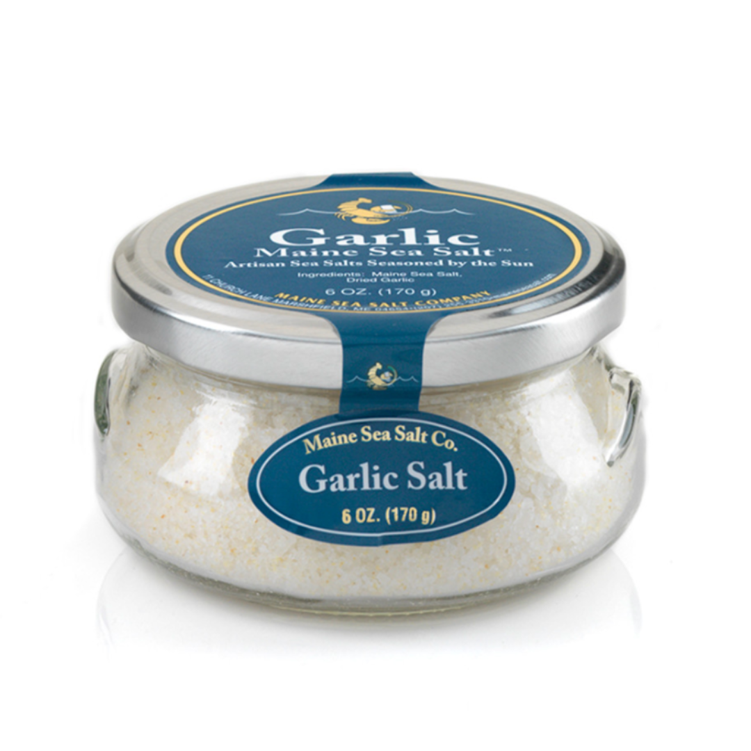 Maine Sea Salt Co. Garlic Sea Salt Jar (6 oz)