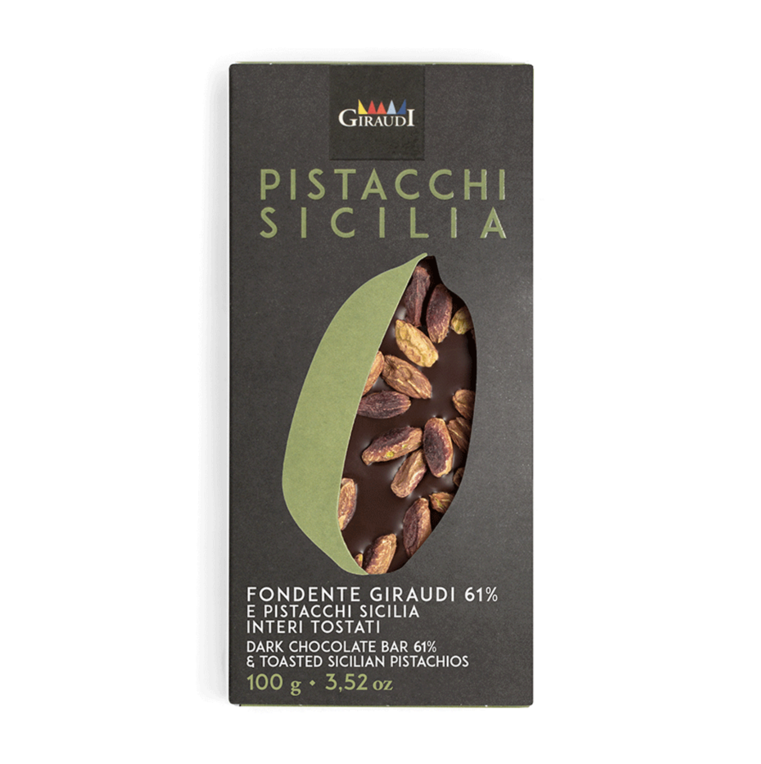 Giraudi, Dark Chocolate w/Pistachios