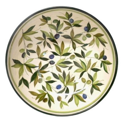 Deruta 12" Olive Bowl