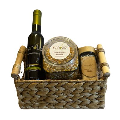 Organic Popcorn Gift Basket
