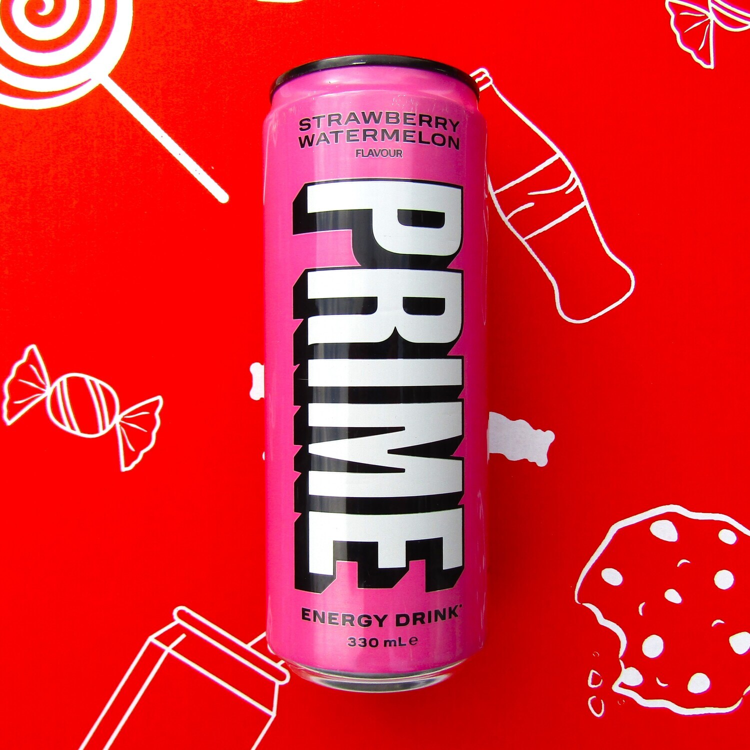 Prime Energy Strawberry Watermelon Can