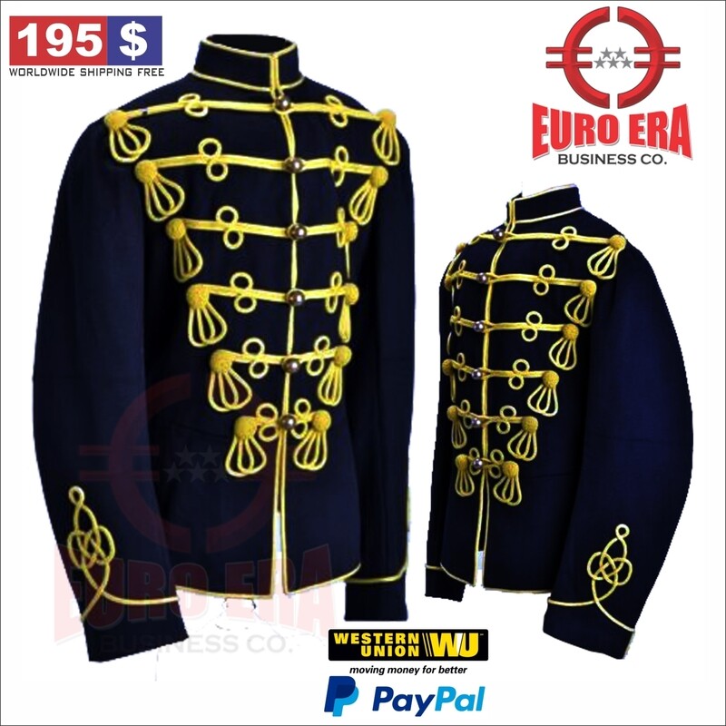 British Ceremonial Officer Hussars Cavalry Prussian Tunic Jacket