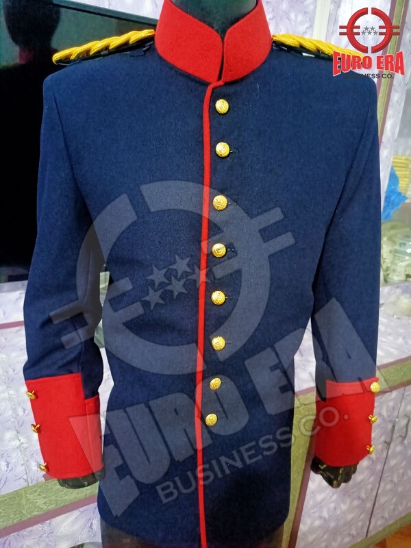 Napoleonic Prussian Dragoon Officer Coat Jacket &amp; Epaulette