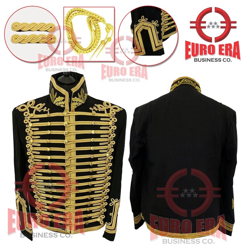 Napoleonic Military Officers Hussars Tunic Jacket Pelisse ,