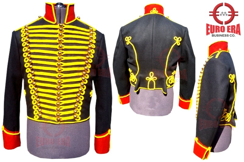 Napoleonic Regency Royal Horse Artillery Dolman Hussars Tunic Jacket