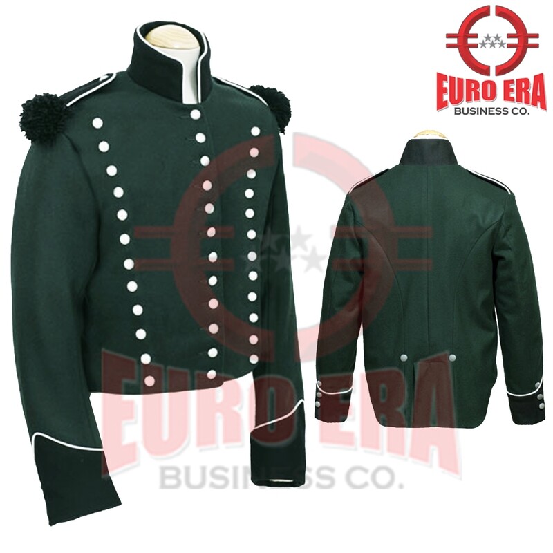 Napoleonic 95th Rifles Officers Tunic Jacket, 95th Rifles Enlisted Jacket