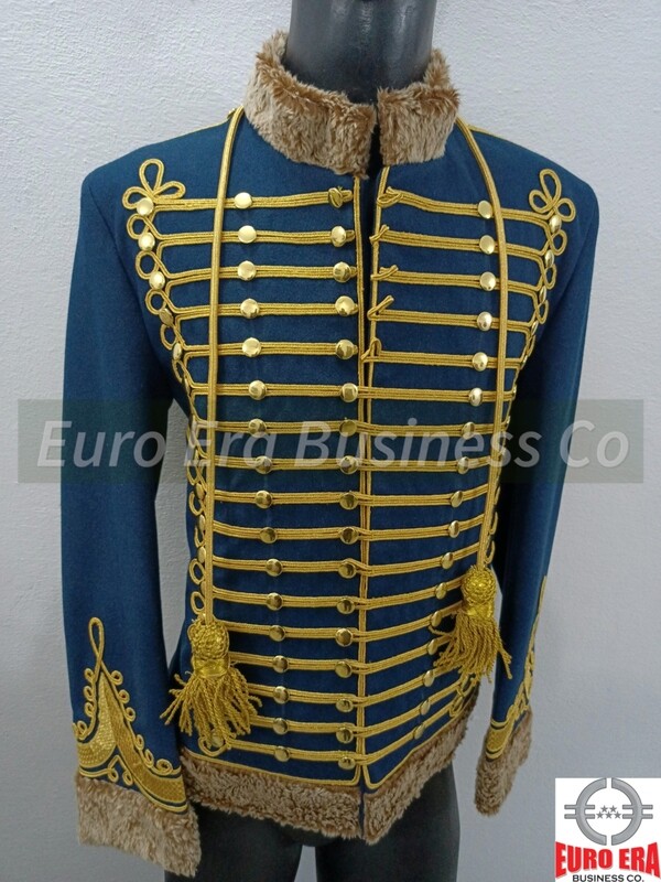 Napoleonic Russian Or Austrian Hussars Military Tunic Jacket