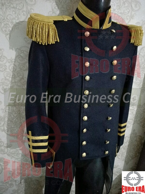 Civil War US Naval Officers Dress Tailcoat Frock Jacket With Epaulettes
