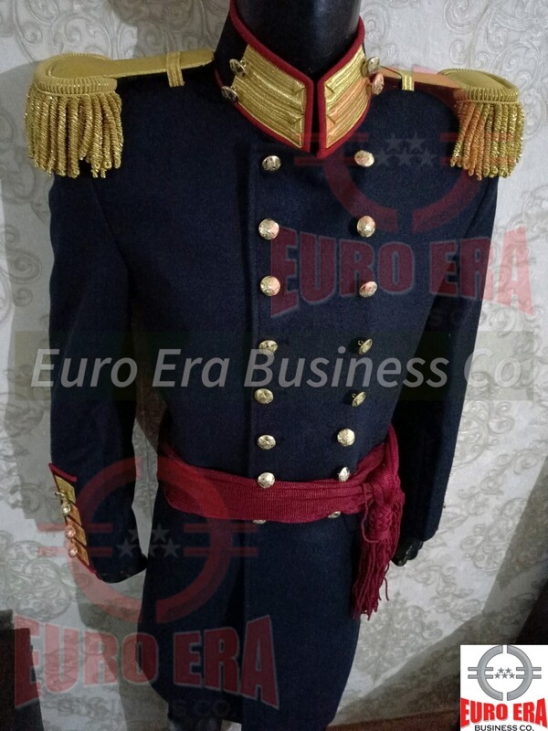 Civil War USMC Officer&#39;s Full Dress Frock Coat With Epaulettes &amp; Sash