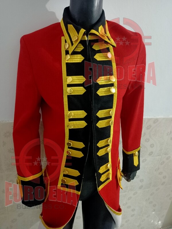 Revolutionary War British Military Officer Frock Coat