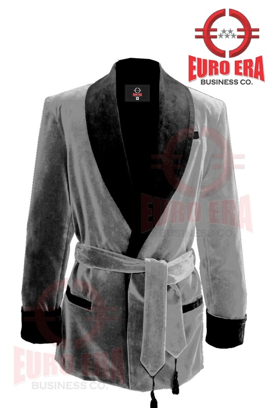 Men Robe Style Coat Jackets Velvet Blazers Host Party Wear Dinner Jacket