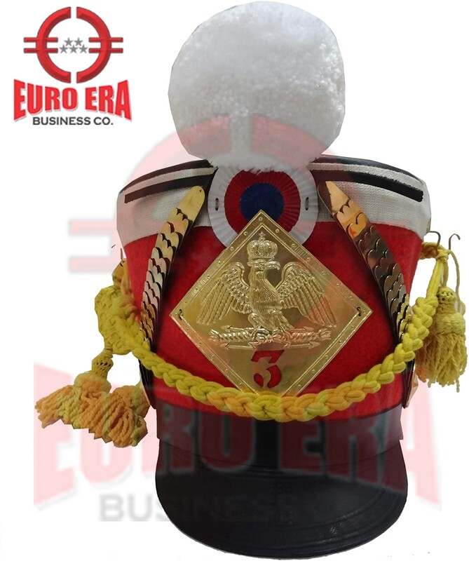 Napoleonic French Prussian Infantry Military Shako Hat