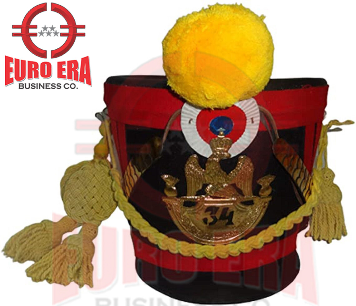 Napoleonic French Prussian 34th regt  Infantry Military Shako Hat