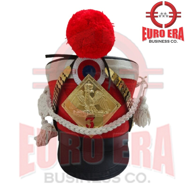 Napoleonic French Prussian 3rd regt  Infantry Military Shako Hat
