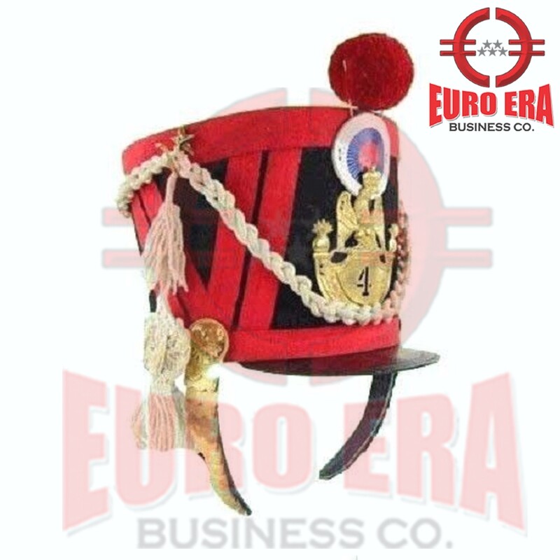 Napoleonic French Prussian 4th regt  Infantry Military Shako Hat