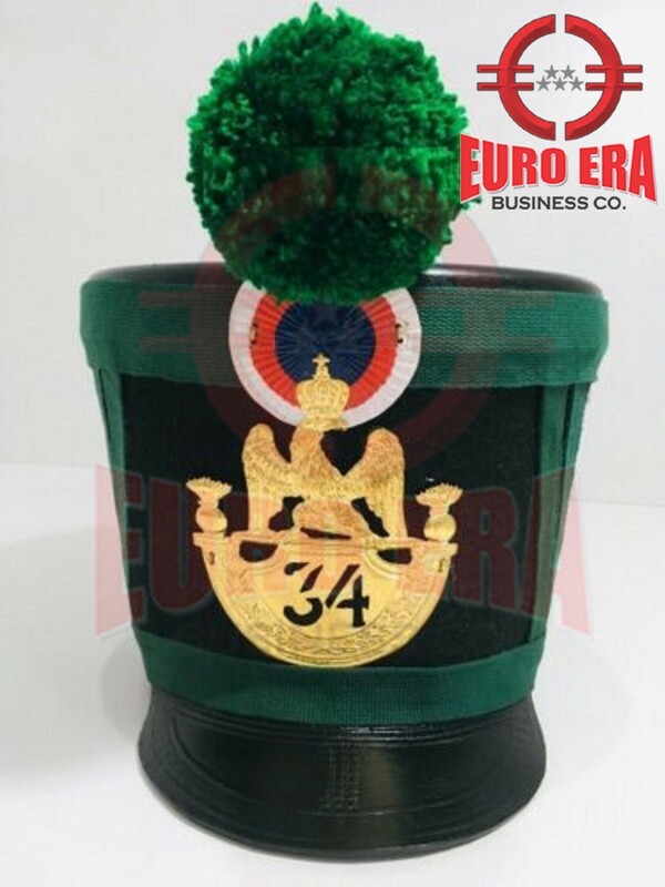 Napoleonic French Prussian 34th regt  Infantry Military Shako Hat