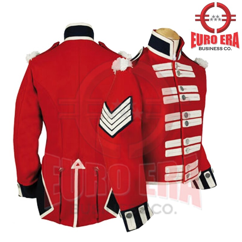 Napoleonic Regency Foot Guard Officer Red Coat