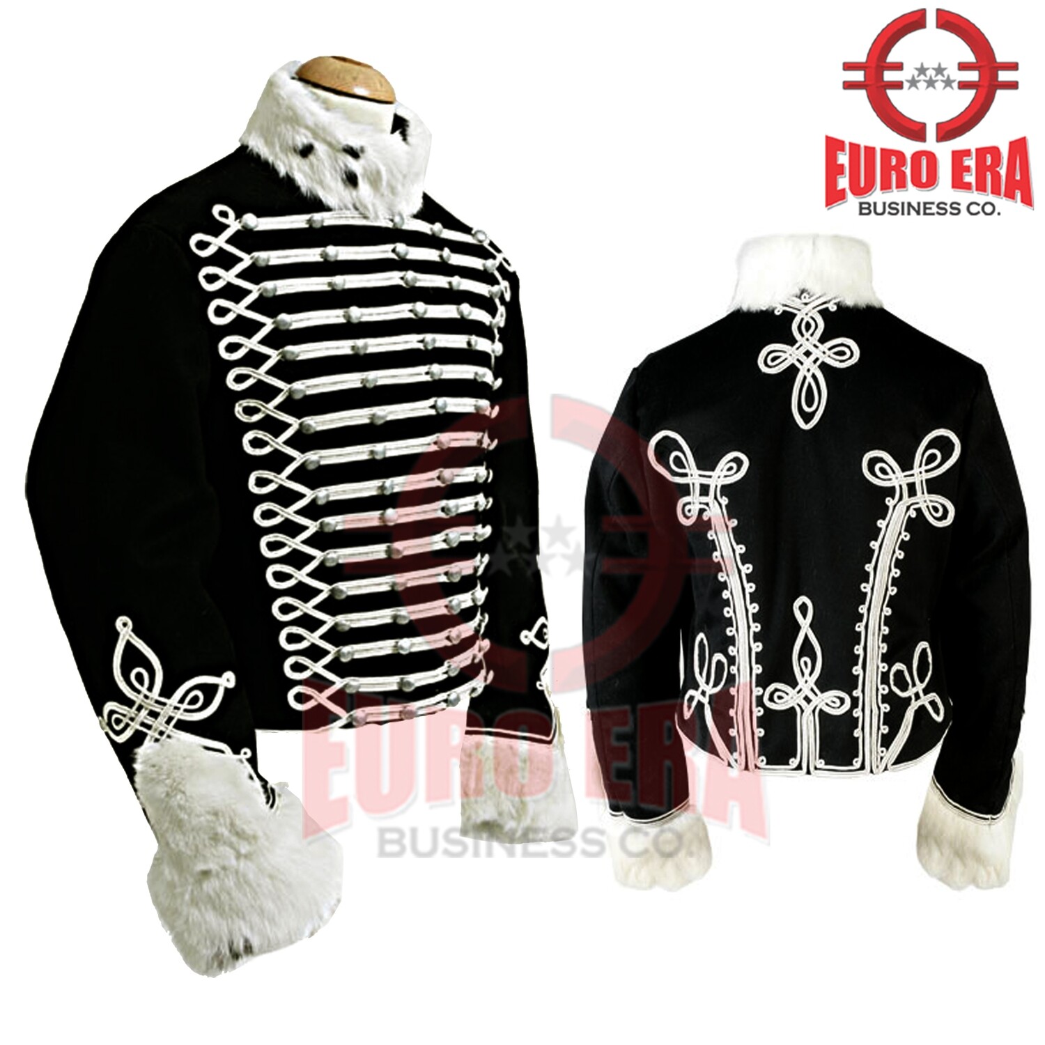 Napoleonic Prussian Hussars Military Pelisse Jacket