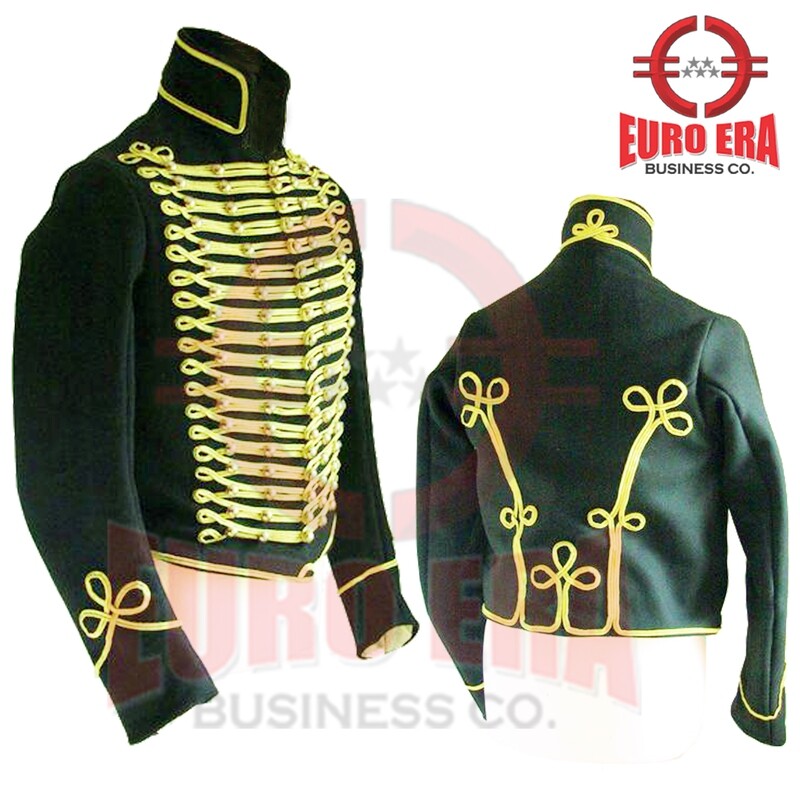 Napoleonic Regency Dolman Officers Hussar Tunic Pelisse Jacket Napoleonic Regency Dolman Officers Hussar Tunic Pelisse Jacket