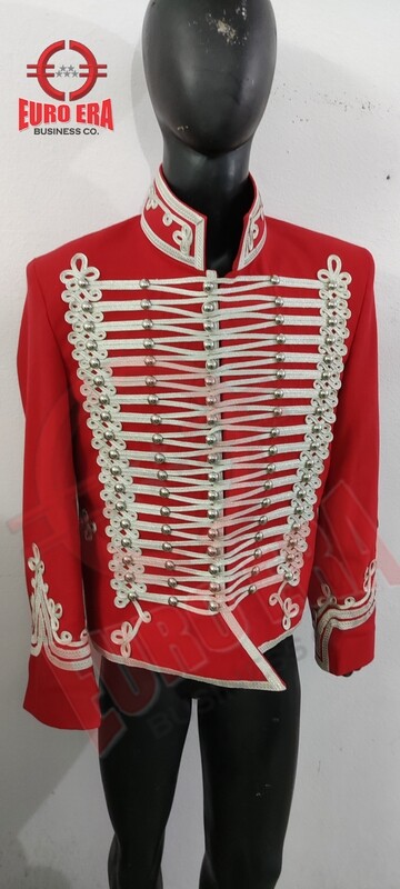 Dolman lieutenant Hunter horseback of guard Hussar Military Jacket