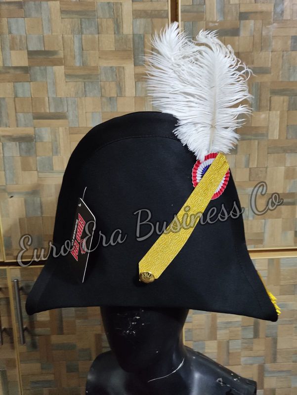 Napoleonic 18th century Military Officer Bicorn Hat Napoleonic 18th century Military Officer Bicorn Hat