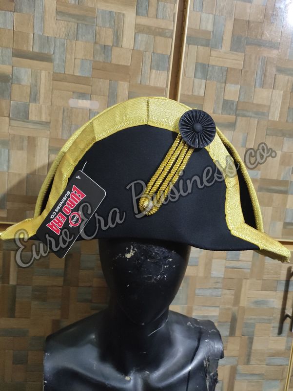 Napoleonic 17th 18th century Prussian Officer Bicorn Hat Napoleonic 17th 18th century Prussian Officer Bicorn Hat