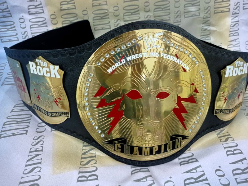 New WWF The Rock Brahma Bull Championship Belt