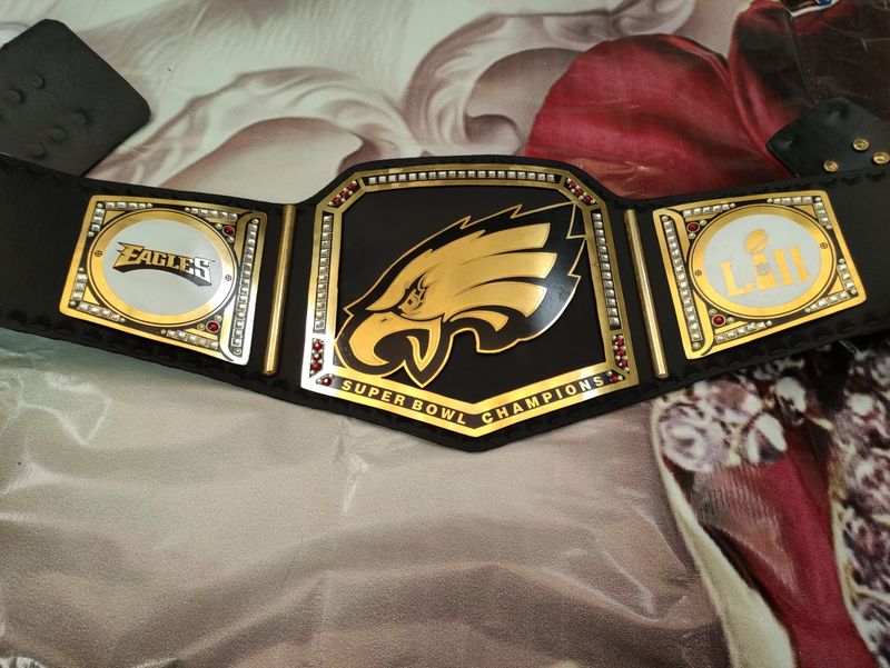 New NFL Super Bowls Eagles Championship Belt