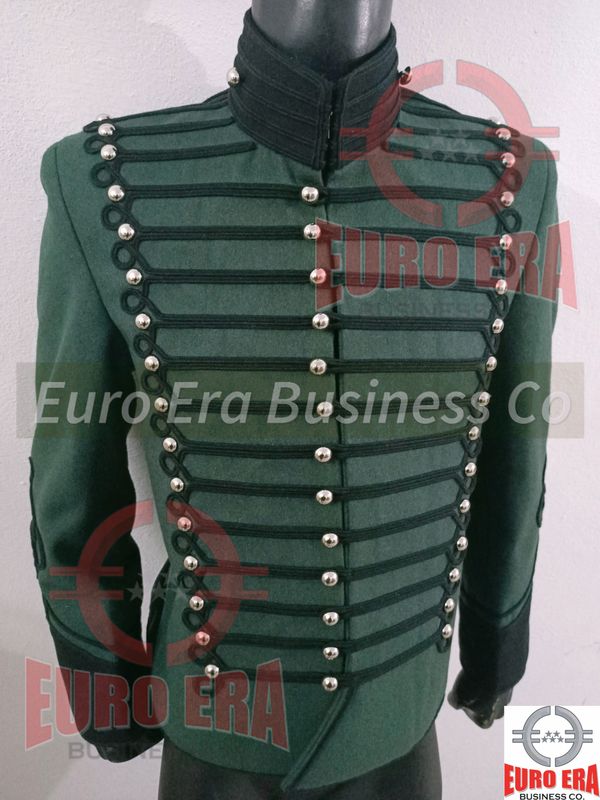 Napoleonic Regency 95th Rifles Officer tunic Jacket Steampunk Military Jacket