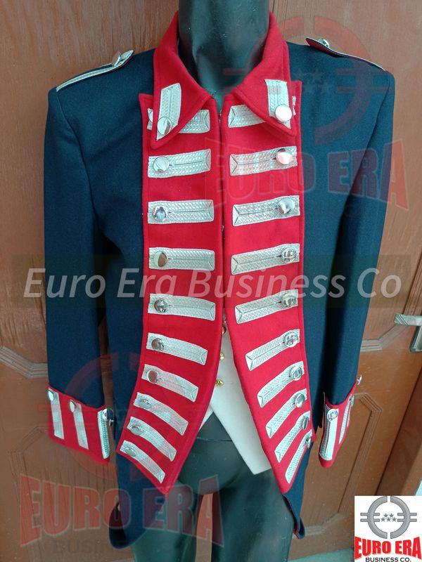 Napoleonic British Royal Artillery Gunner Tunic Jacket With Vest