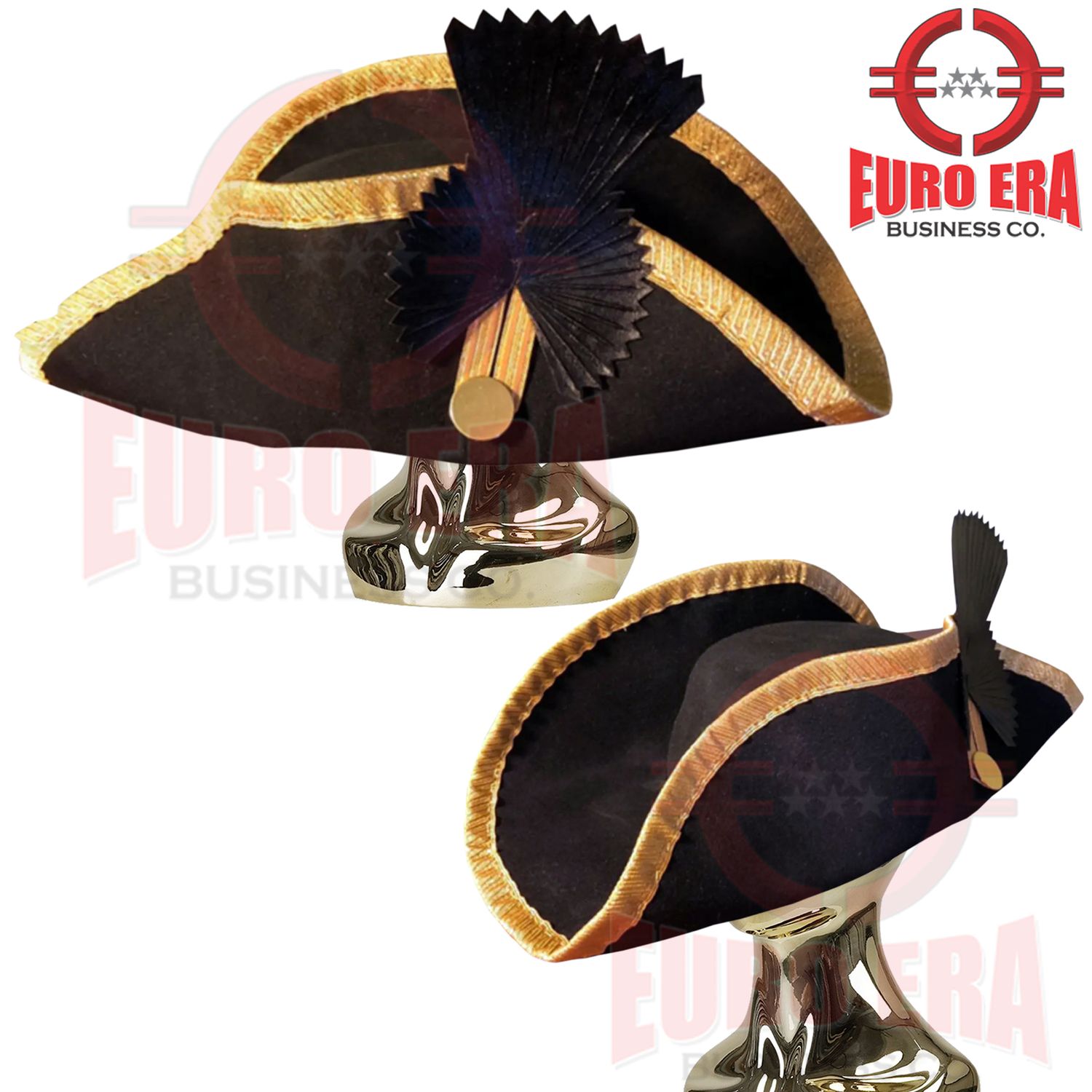 New 17th 18th century military officers Bicorn hat