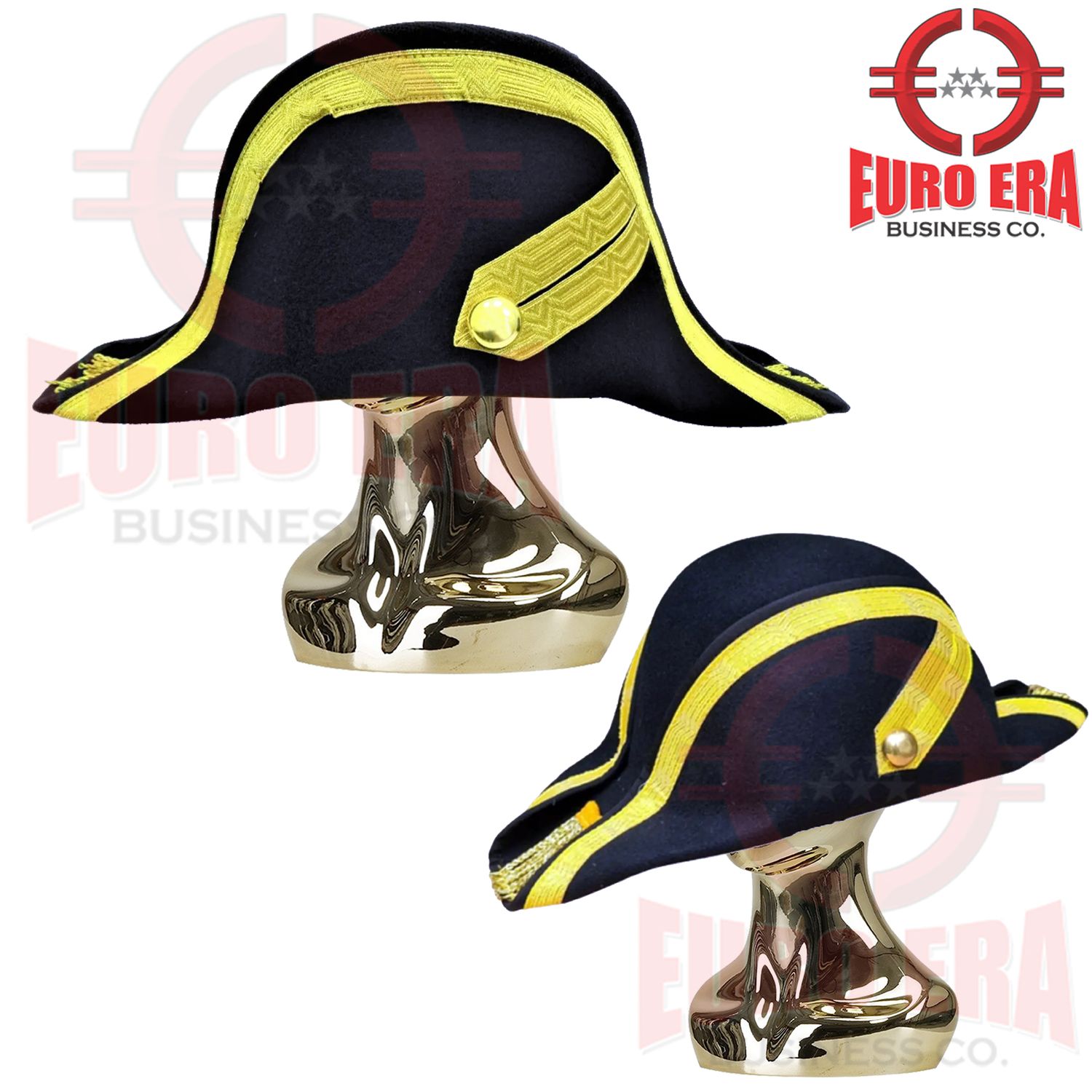 New 17th 18th century British navy military officers Bicorn hat