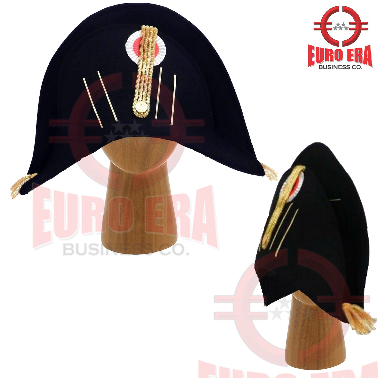 Napoleonic Prussian French General Military Bicorn Hat