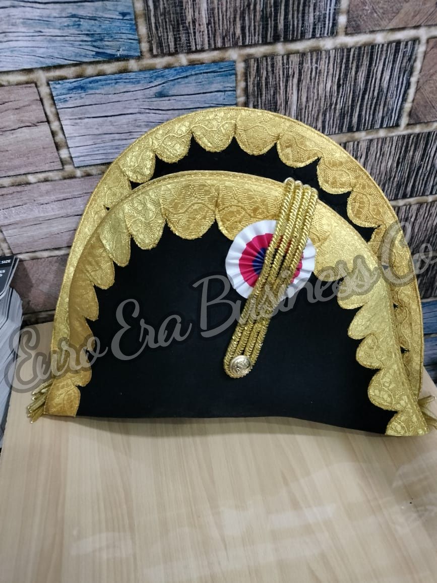 Napoleonic French General Marshall Bicorn Hat