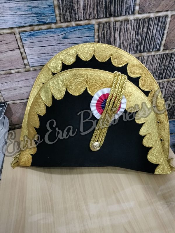 Napoleonic French General Marshall Bicorn Hat Napoleonic French General Marshall Bicorn Hat