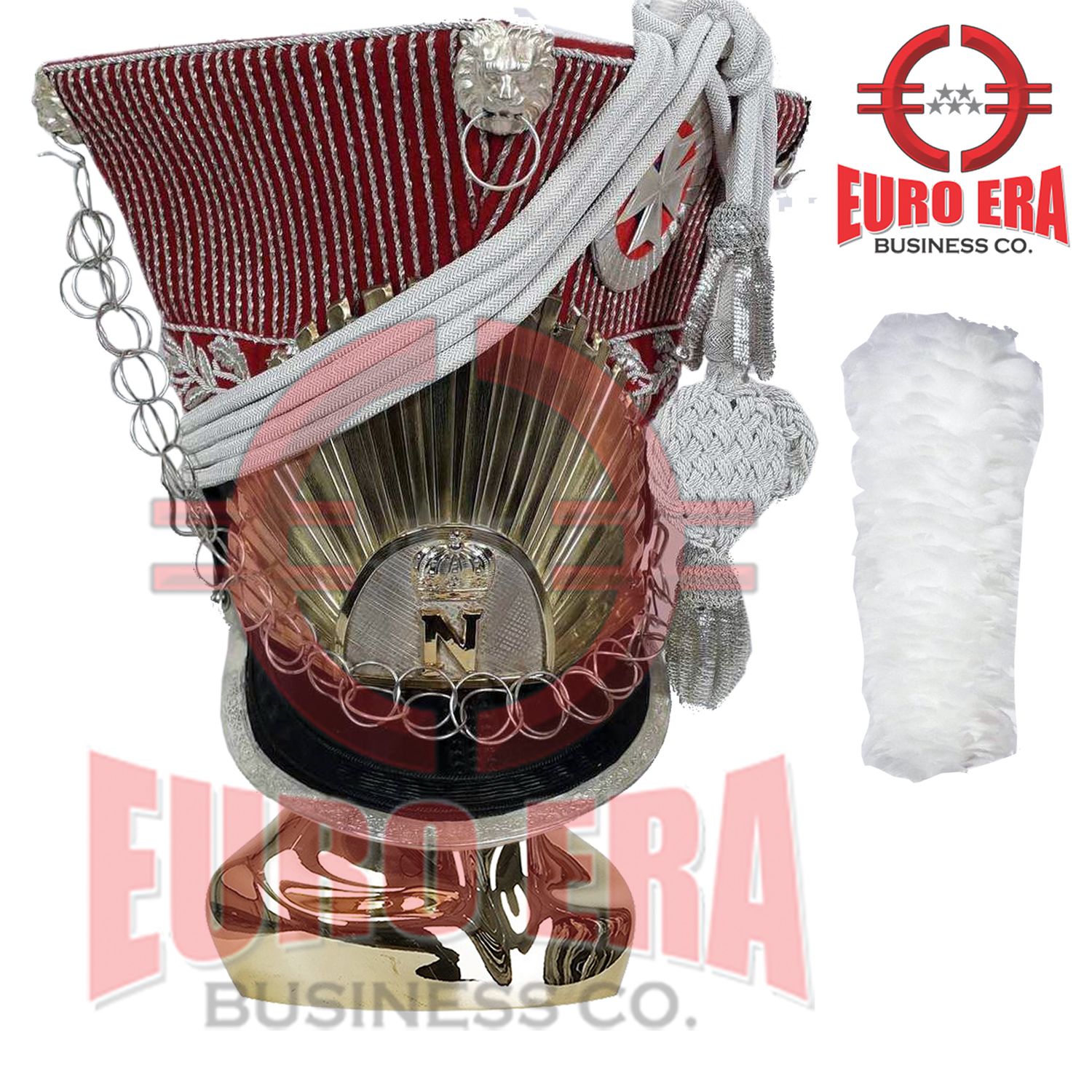 Napoleonic Shapska of colonel or general of Polish Lancier officer Shako Hat