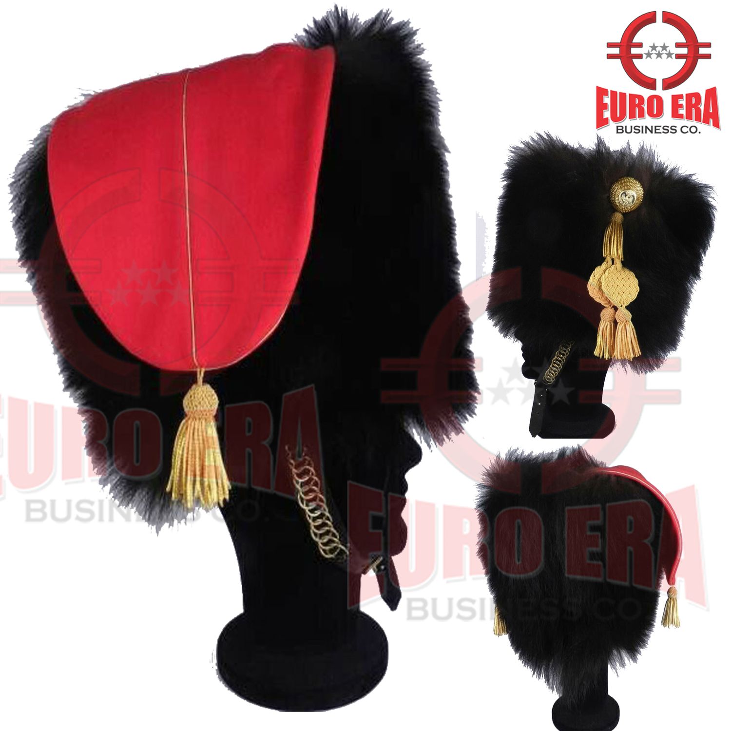 Napoleonic French Imperial officer Shako Hat &amp; accessories