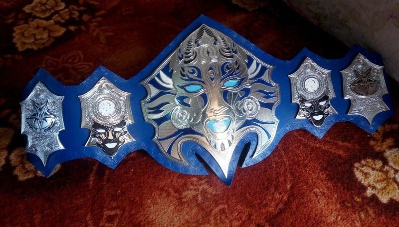 New TNA Jeff Hardy Enigmatic Championship Belt Dual Layer