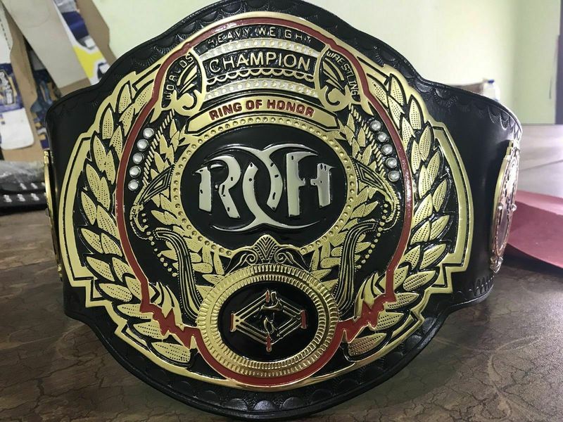 New ROH World Heavyweight championship belt