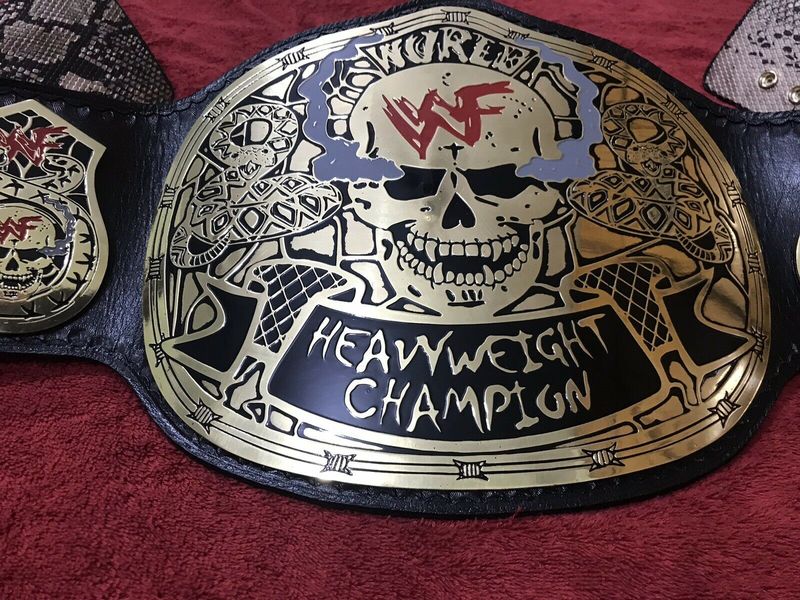 NEW WWF Stone Cold Smoking Skull Championship Belt
