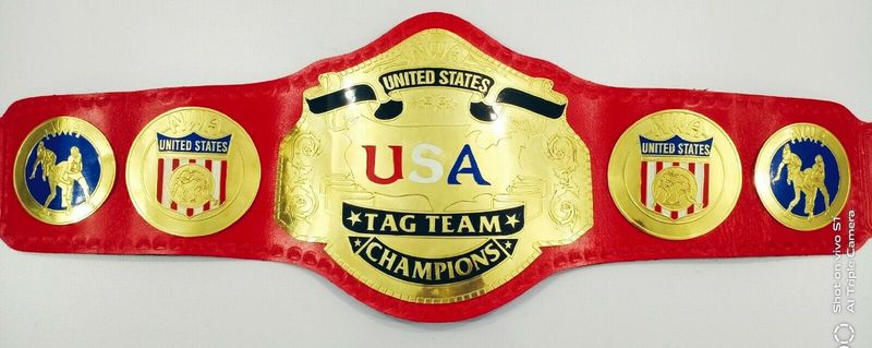 New NWA United States Tag Team Championship Belt