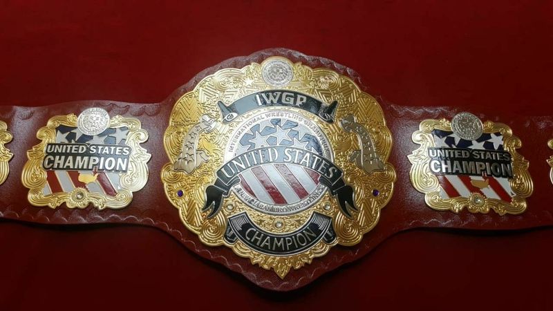 New IWGP United States Championship belt